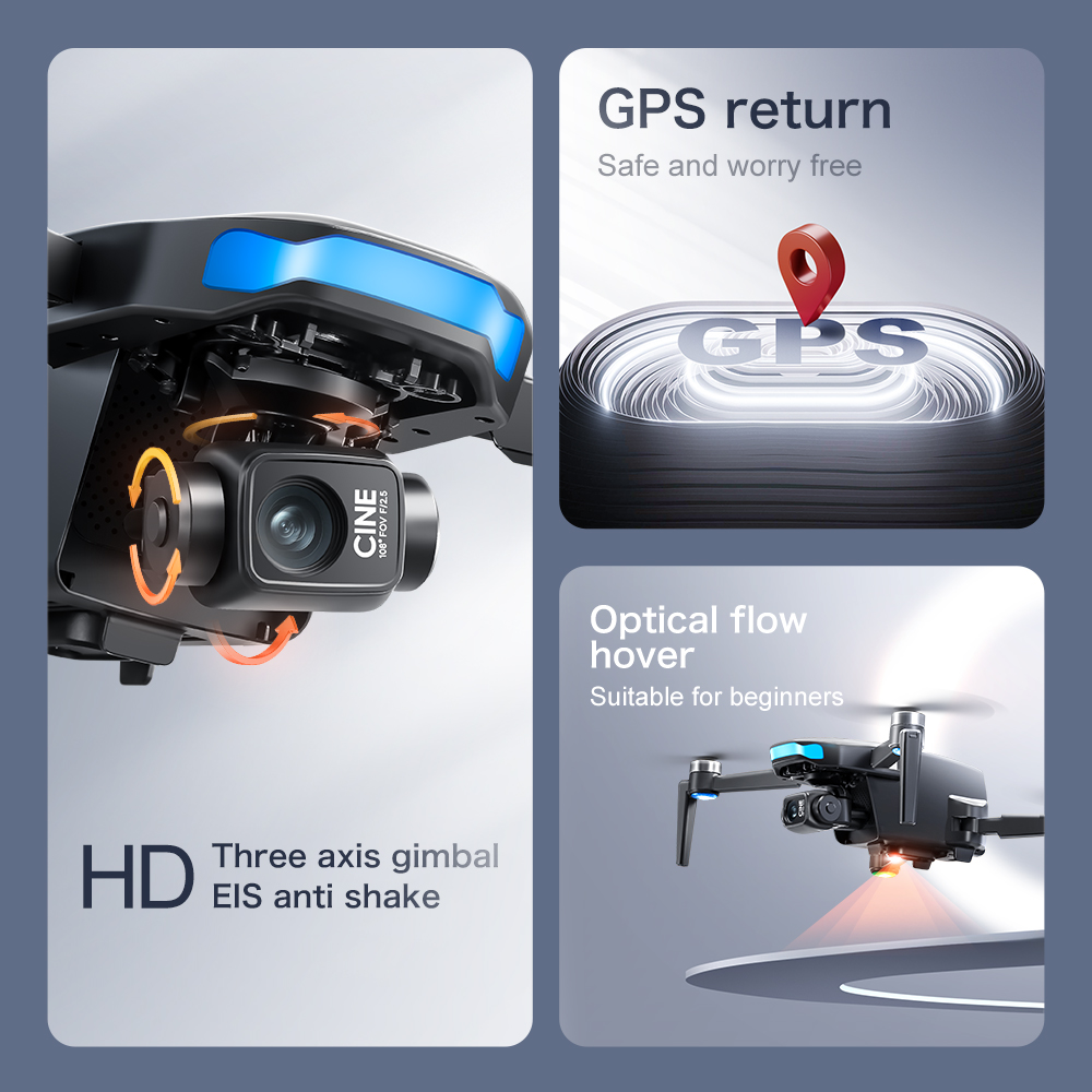 Orijinal S-X1 GPS Drone 8KHD p - Drone Gps Mount incelemesi ve fiyatı